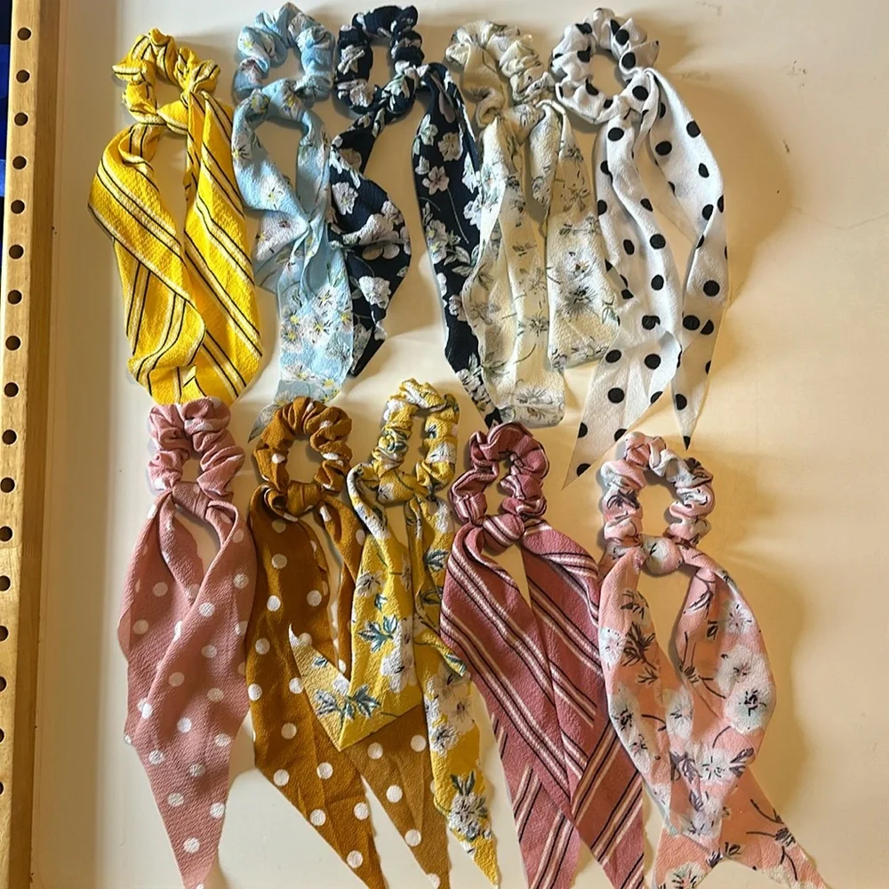 Bundle 10 Hair Ties “bandana-like”